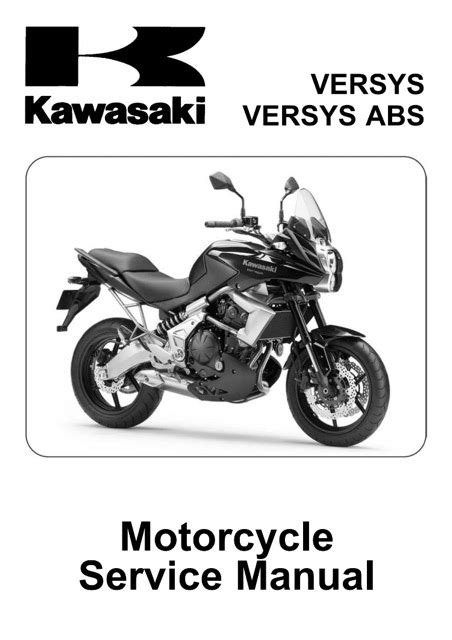 Kawasaki Versys Kle650 2010 2011 Repair Service Manual Pdf