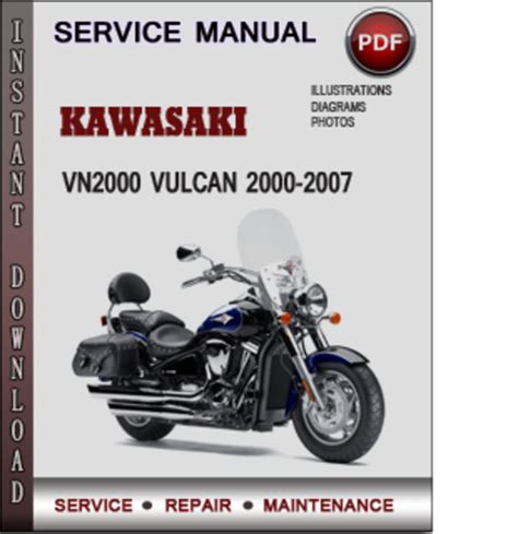 Kawasaki Vn 2000 Vulcan 2000 2003 2006 Service Manual Repair Guide Download