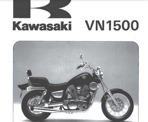 Kawasaki Vn1500 1987 1999 Service Repair Manual