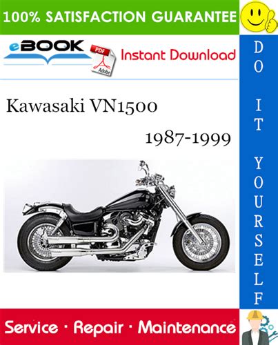 Kawasaki Vn1500 Motorcycle Service Repair Manual 1987 1999 Download