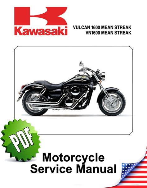 Kawasaki Vn1600 Vulcan Mean Streak 2004 Service Manual