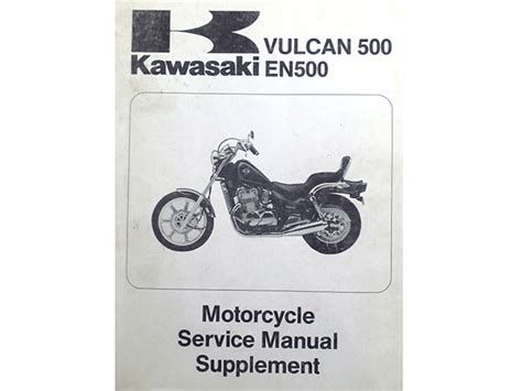 Kawasaki Vulcan 500 Maintenance Manual