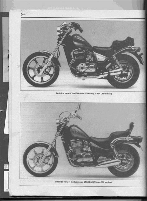 Kawasaki Vulcan En450 En500 454 Ltd 500 Motorcycle Full Service Repair Manual 1985 2004