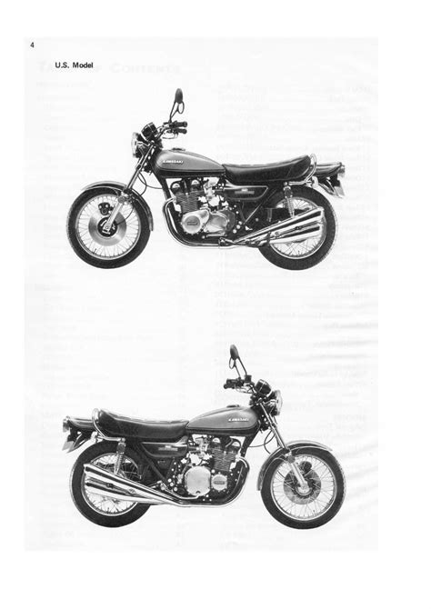 Kawasaki Z Series Z1 Z900 Motorcycle Full Service Repair Manual 1972 1976