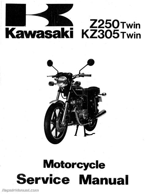 Kawasaki Z250 Kz305 1979 1982 Repair Service Manual