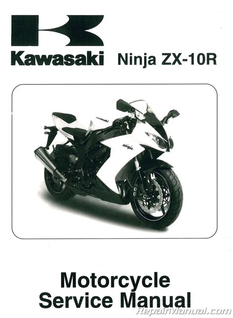 Kawasaki Zx 10r Ninja Motorcycle Full Service Repair Manual 2008 2009