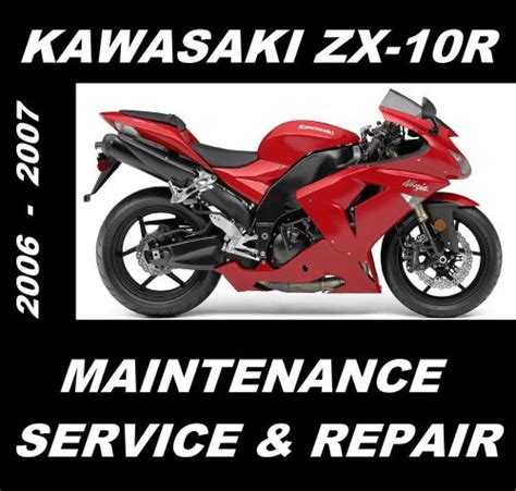 Kawasaki Zx10r Zx1000 2006 2007 Service Repair Manual