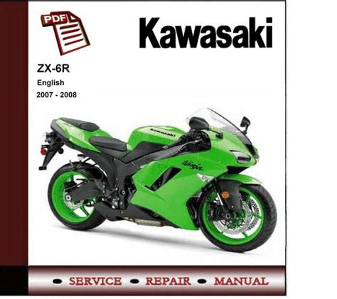 Kawasaki Zx6r 2004 2007 Workshop Service Manual Repair