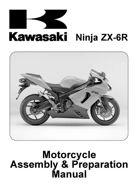 Kawasaki Zx6r Zx600 Zx636 2005 2006 Repair Service Manual