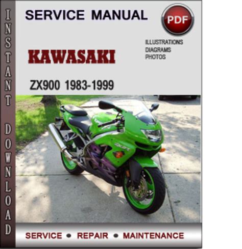 Kawasaki Zx900 1983 1999 Factory Service Repair Manual Download Pdf