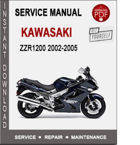 Kawasaki Zzr1200 2002 2005 Repair Service Manual Pdf