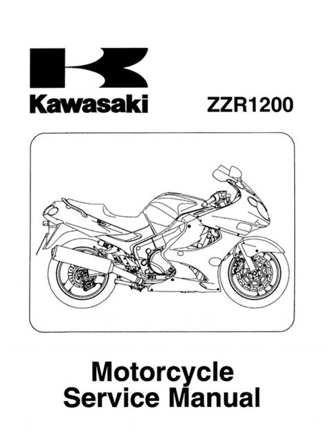 Kawasaki Zzr1200 C1 C3 Service Repair Manual Download