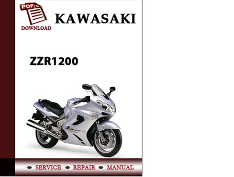 Kawasaki Zzr1200 Factory Service Repair Manual Download