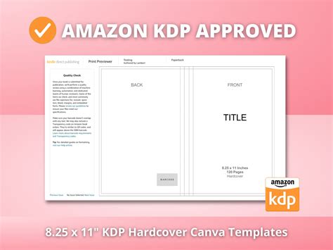 Kdp Hardcover Template