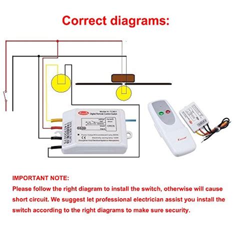 Kedsum Remote On Off Switch Wiring Diagram