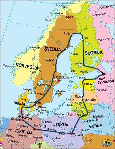 Kelionės lietuvių kalba: atraskite paslėptus Baltijos jūros brangakmenius su Lietuvos žemėlapiu