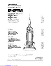 Kenmore Vacuum Cleaner 37105 Manual
