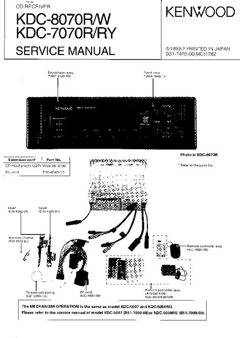 Kenwood Kdc 2022 Wiring Diagram