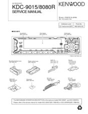 Kenwood Kdc 8080r Cd Receiver Repair Manual