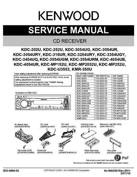 Kenwood Kdc X595 Wiring Diagram