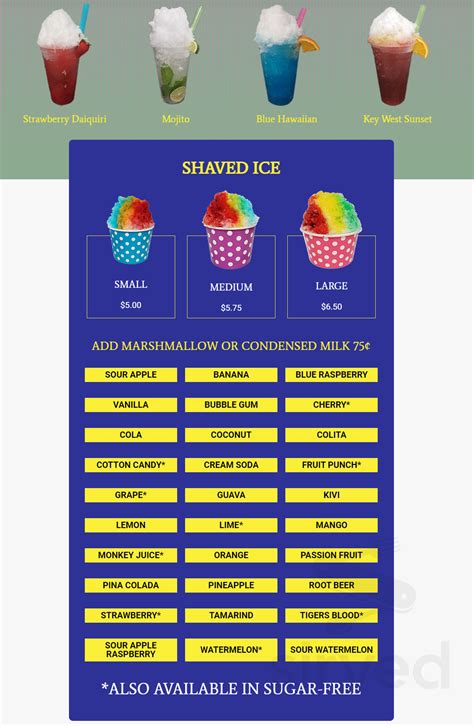 Key West Shaved Ice: An Icy Delight for All Occasions