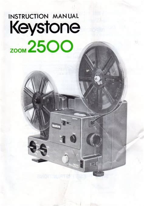 Keystone Zoom 2500 Dual 8 Projector Manual