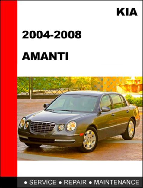 Kia Amanti 2004 2008 Factory Service Repair Manual Pdf