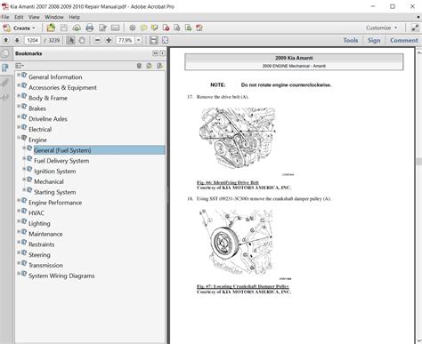 Kia Amanti 2004 2008 Workshop Repair Service Manual Pdf