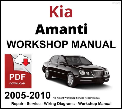 Kia Amanti 2005 Workshop Repair Service Manual Pdf