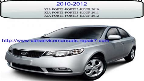 Kia Forte5 2010 2012 Workshop Service Repair Manual