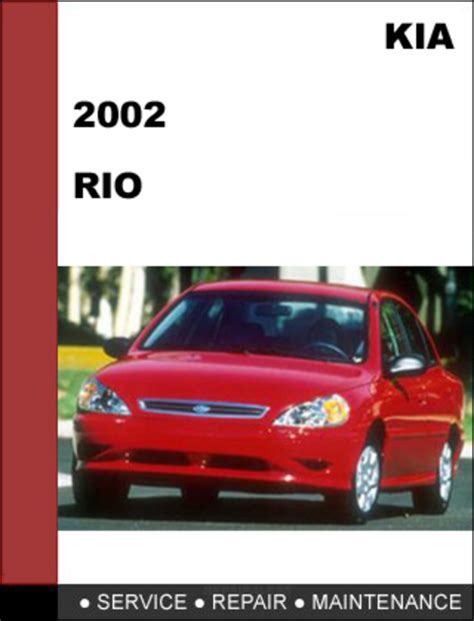 Kia Rio 2002 Oem Factory Service Repair Manual Download