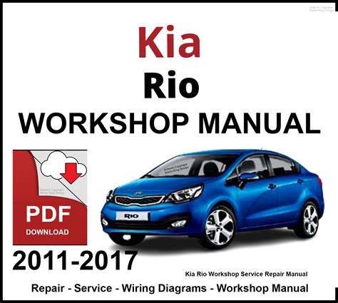 Kia Rio 2002 Workshop Repair Service Manual Pdf