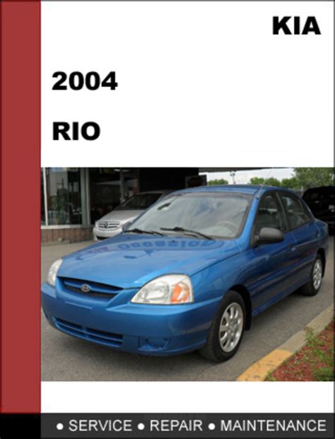 Kia Rio 2004 Service Repair Workshop Manual Epubpdf - 