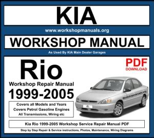 Kia Rio 2005 Workshop Repair Service Manual Pdf