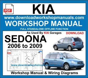 Kia Sedona 2006 2008 Factory Service Repair Manual Pdf