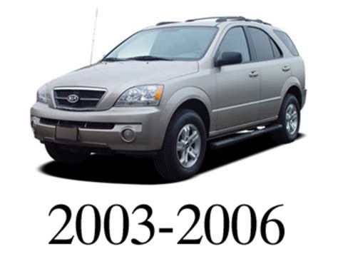 Kia Sorento 2003 2006 Service Repair Manual Download