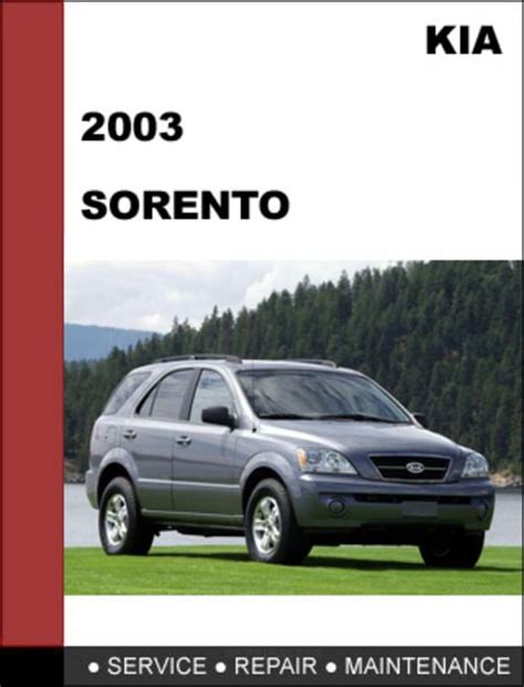 Kia Sorento 2003 Oem Factory Service Repair Manual Download