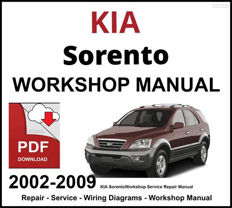 Kia Sorento 2003 Workshop Repair Service Manual Pdf