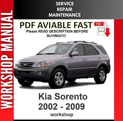 Kia Sorento 2007 Full Service Repair Manual