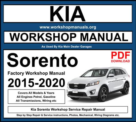 Kia Sorento Service Manual Free Download