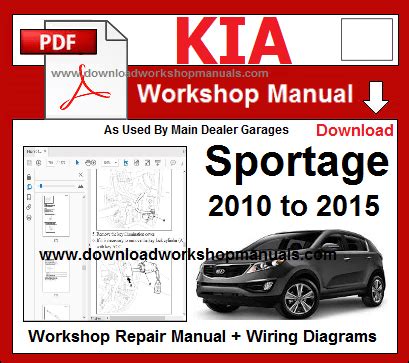 Kia Sportage Complete Workshop Service Repair Manual 2011 2012