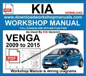 Kia Venga 2011 Workshop Service Repair Manual Download