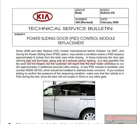 Kia Vq 2006 2012 Service And Repair Manual