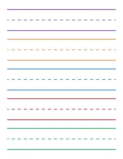 Kindergarten Writing Paper Printable