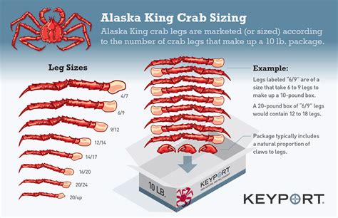 King Crab Size Chart