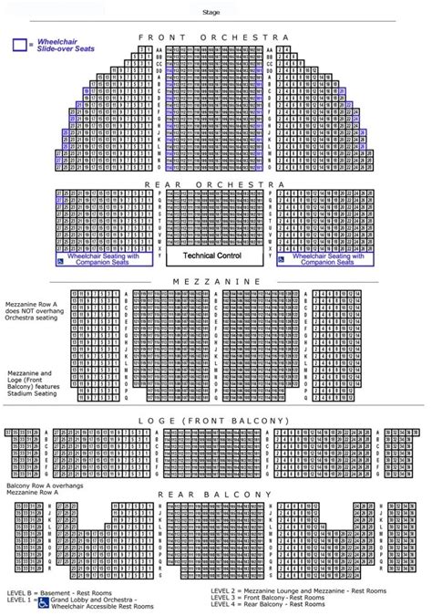 Kings Theater Seating Chart With Seat Numbers