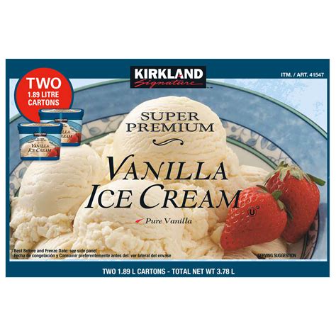 Kirkland Vanilla Ice Cream: A Sweet Treat for Your Taste Buds