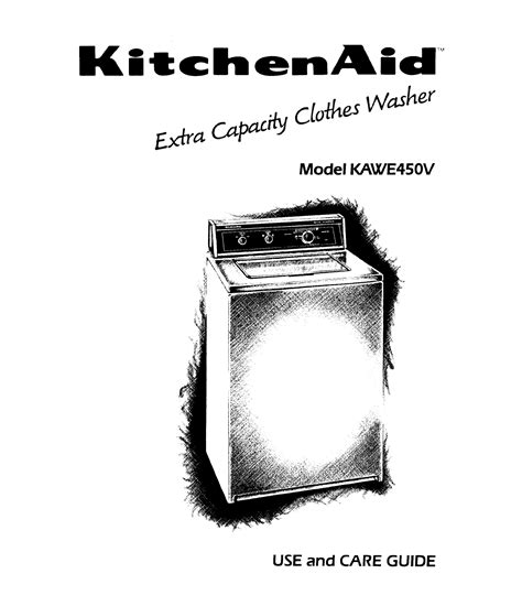 Kitchenaid Washing Machine Repair Manual