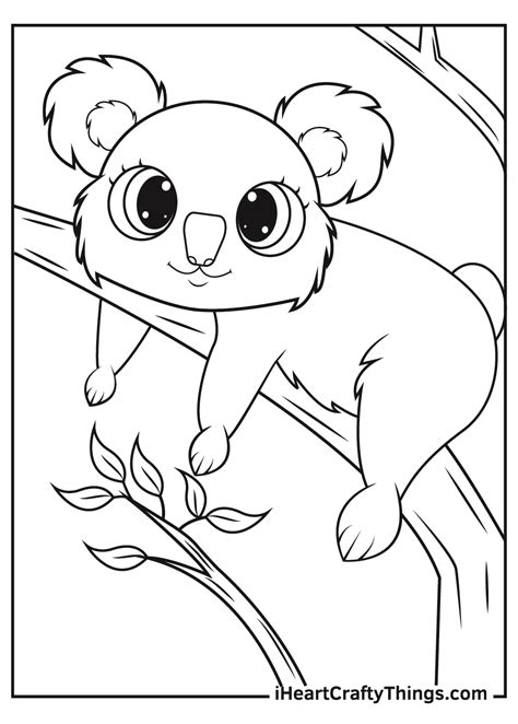 Koala Bear Printable Coloring Pages