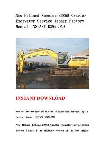 Kobelco Sk60 V Crawler Excavator Factory Service Repair Workshop Manual Instant Download Le20101